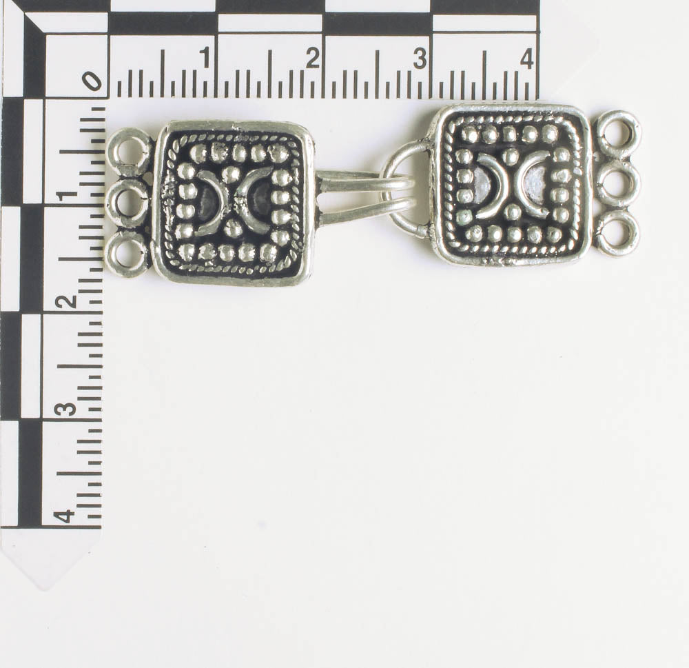 Hook and Eye Clasp 50x15mm