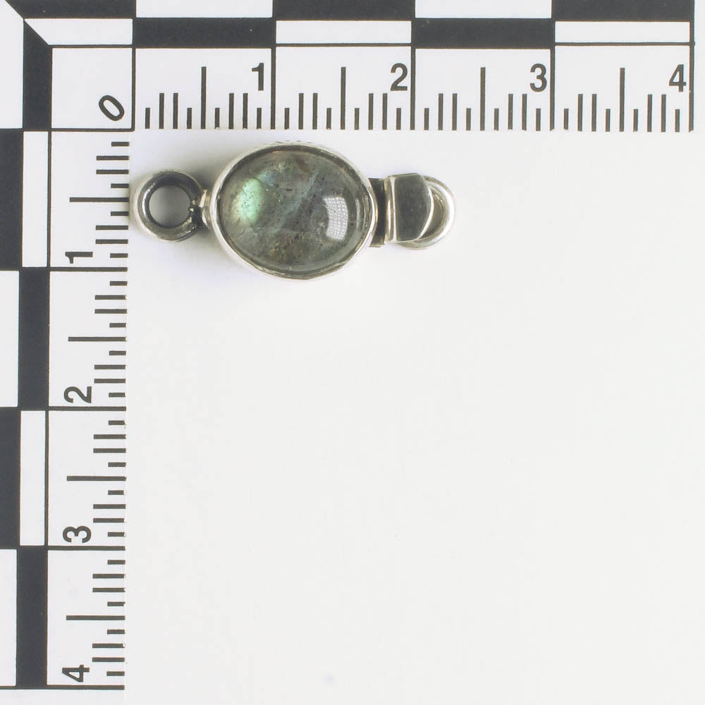 Single Strand Box Clasp - Sterling - 23x10mm