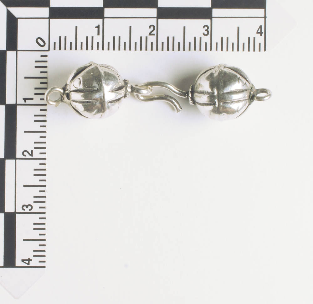 Hook and Eye Clasp - Sterling