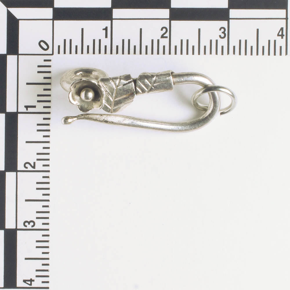 Hook and Eye Clasp - Sterling