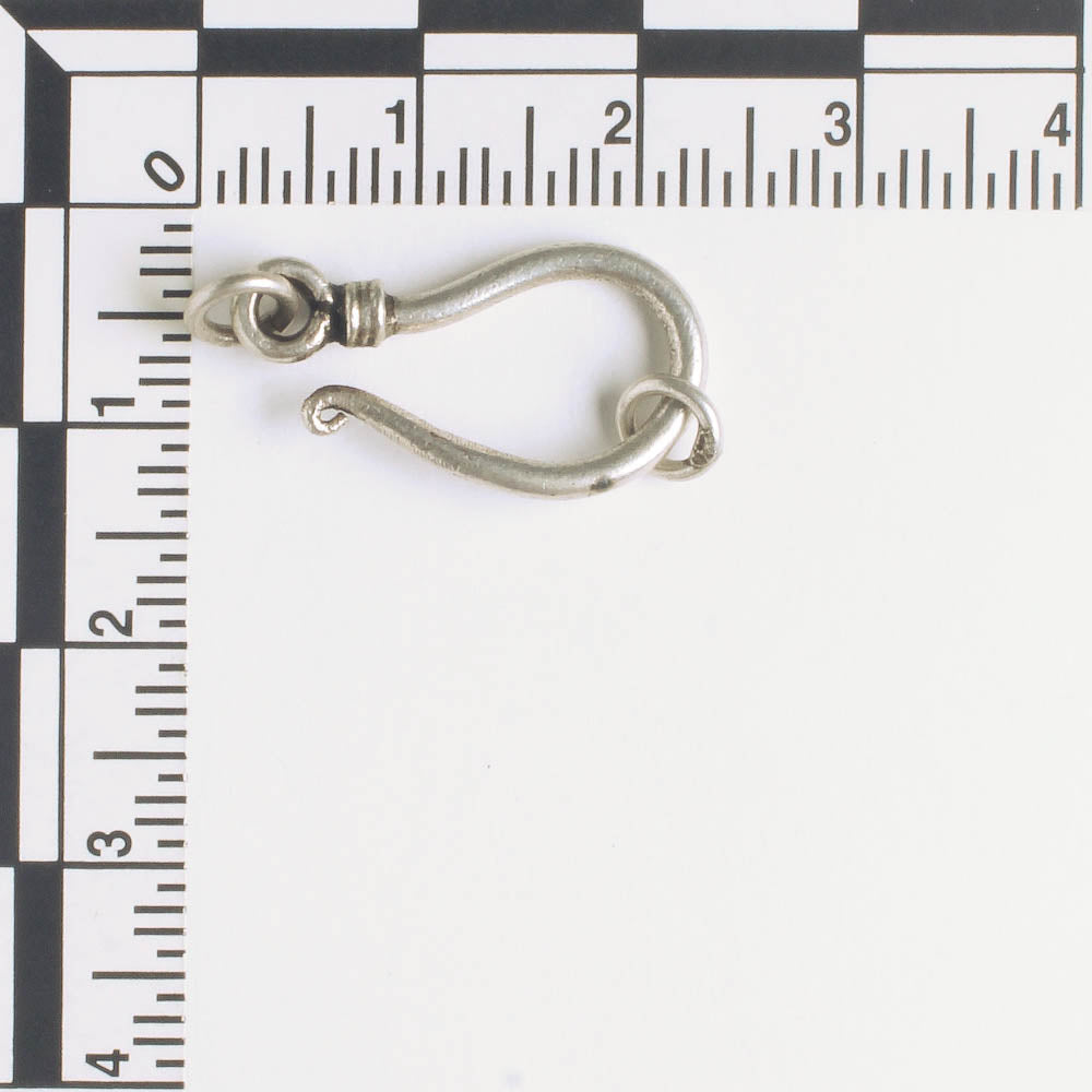 Hook and Eye Clasp - Sterling