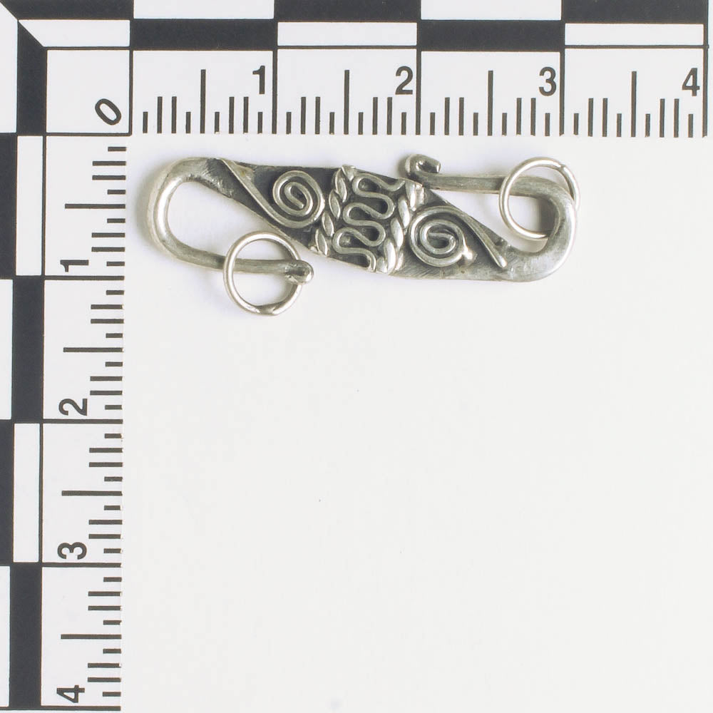 S-Hook Clasp - Sterling