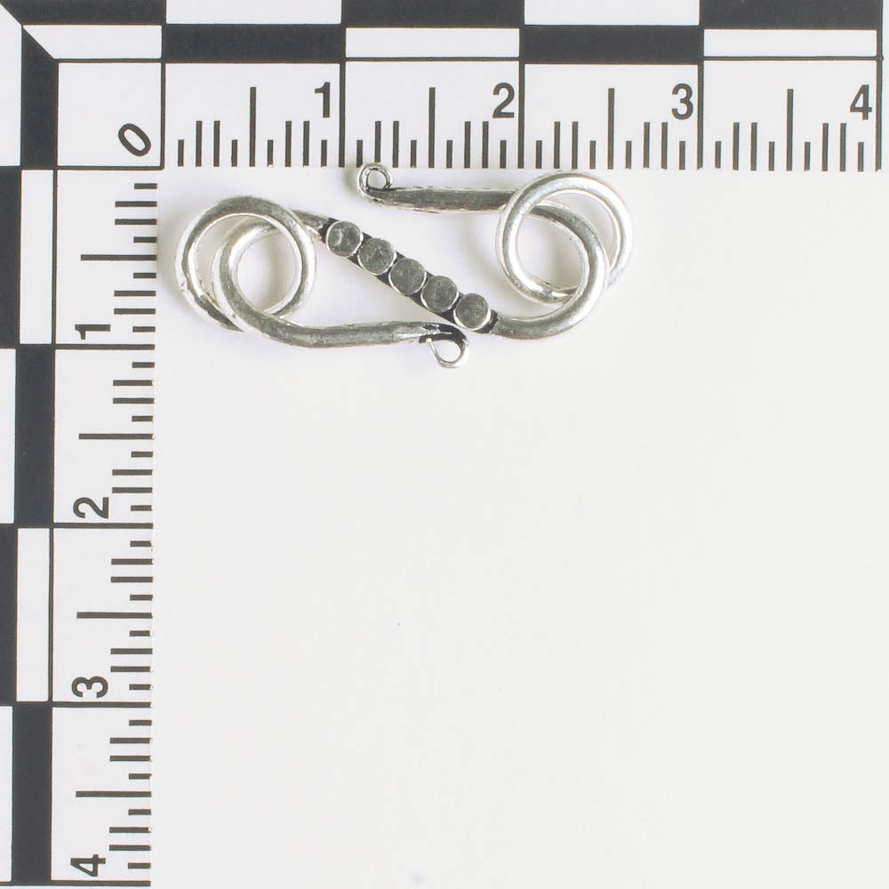 S-Hook Clasp - Sterling