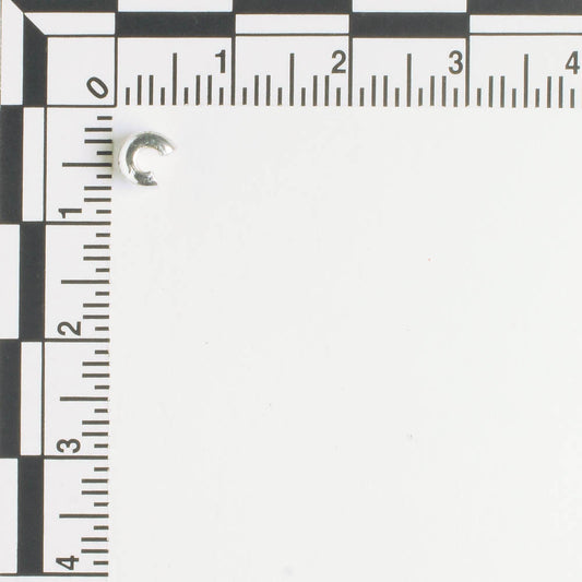 Crimp Cover Silver - qty 20