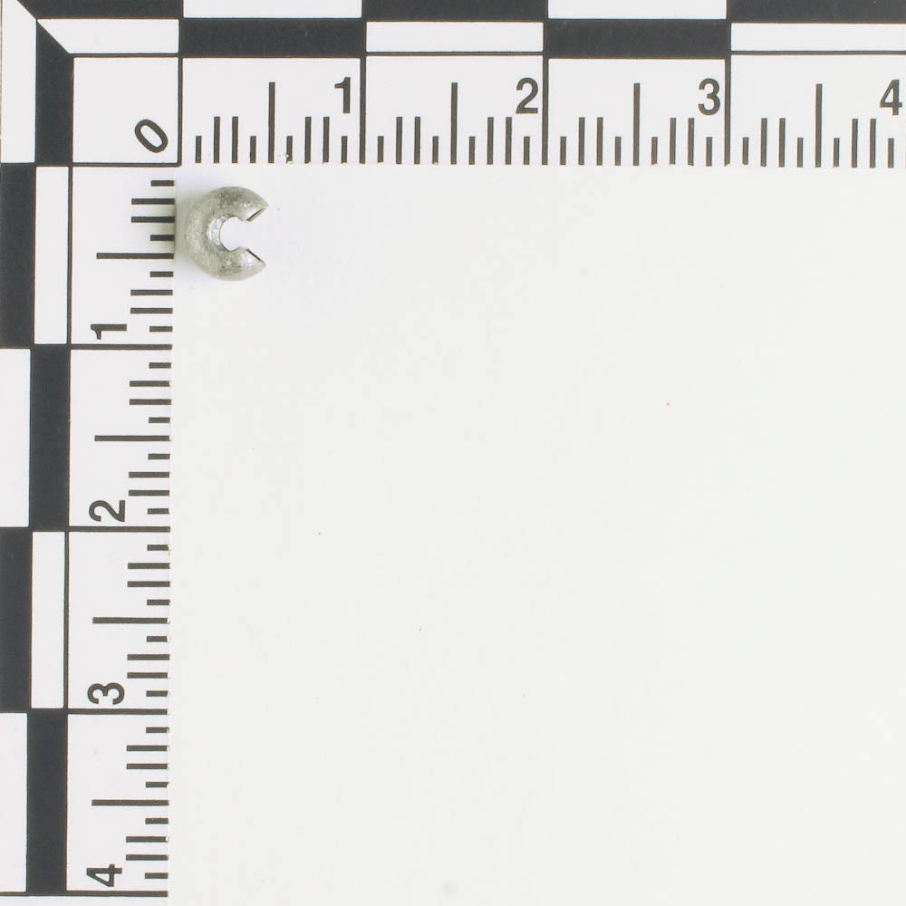 Crimp Cover Antique Silver - qty 20