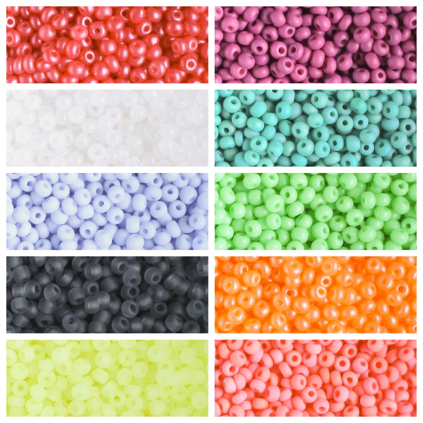 11/0 Czech Seed Bead Collection