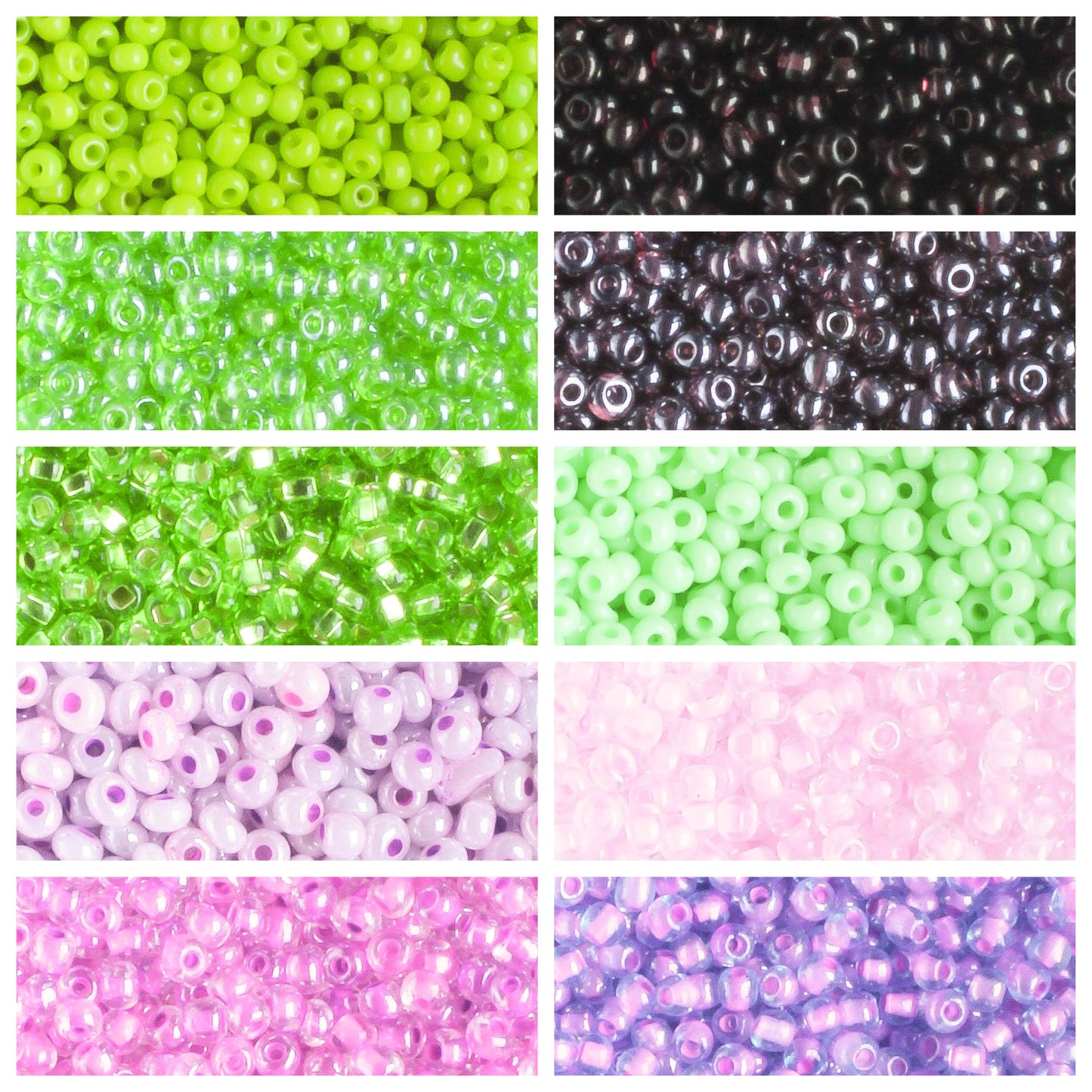 11/0 Czech Seed Bead Collection