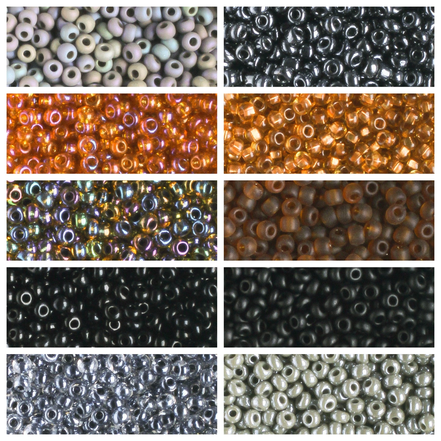 11/0 Czech Seed Bead Collection