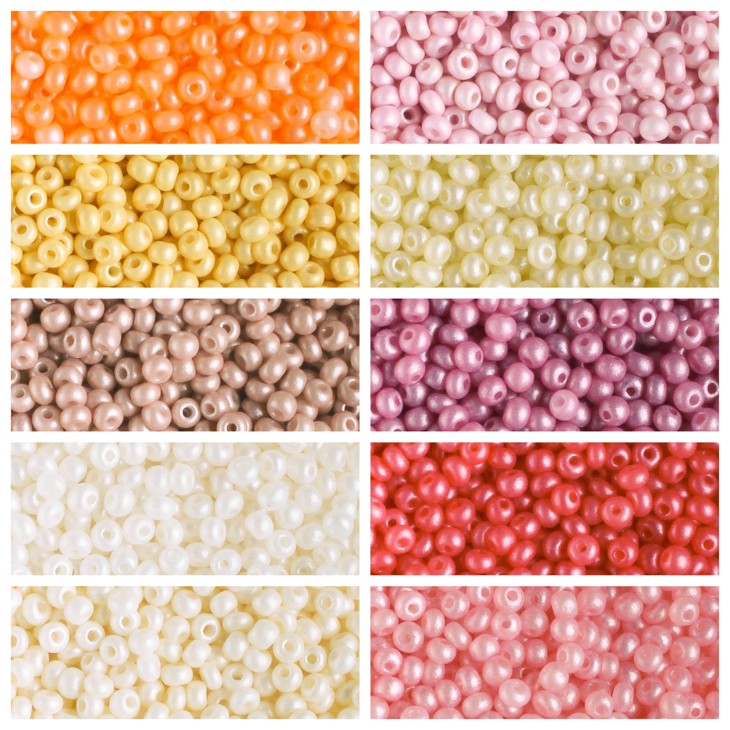 11/0 Czech Seed Bead Collection
