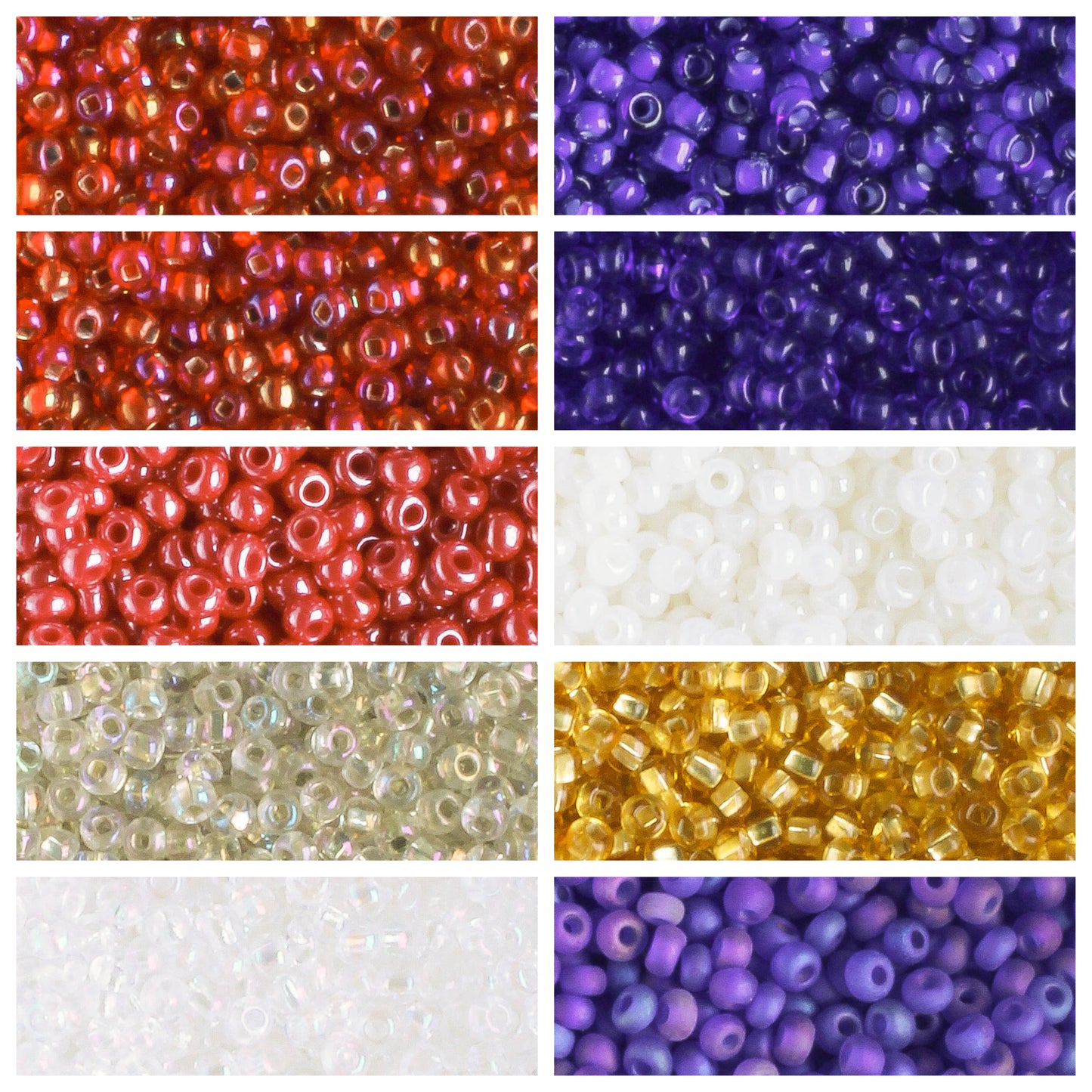 11/0 Czech Seed Bead Collection