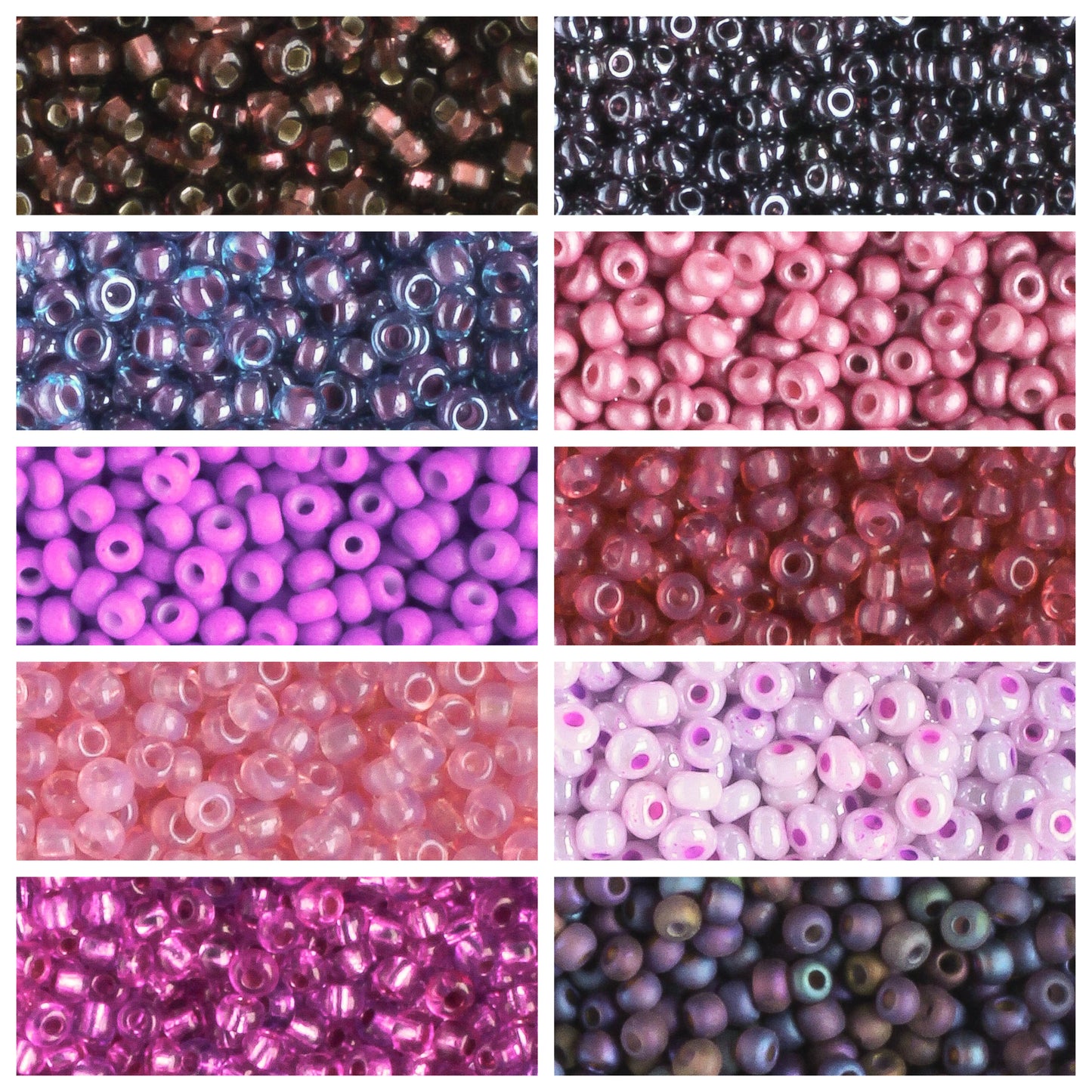 11/0 Czech Seed Bead Collection