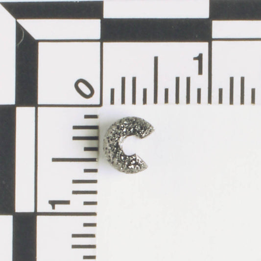 Crimp Cover Black Oxide Stardust - qty 20