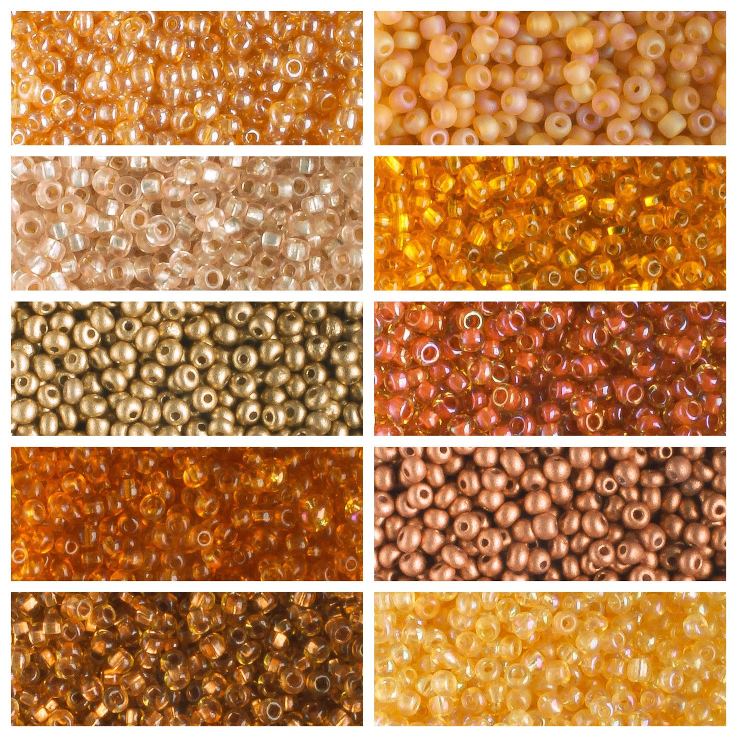 11/0 Czech Seed Bead Collection