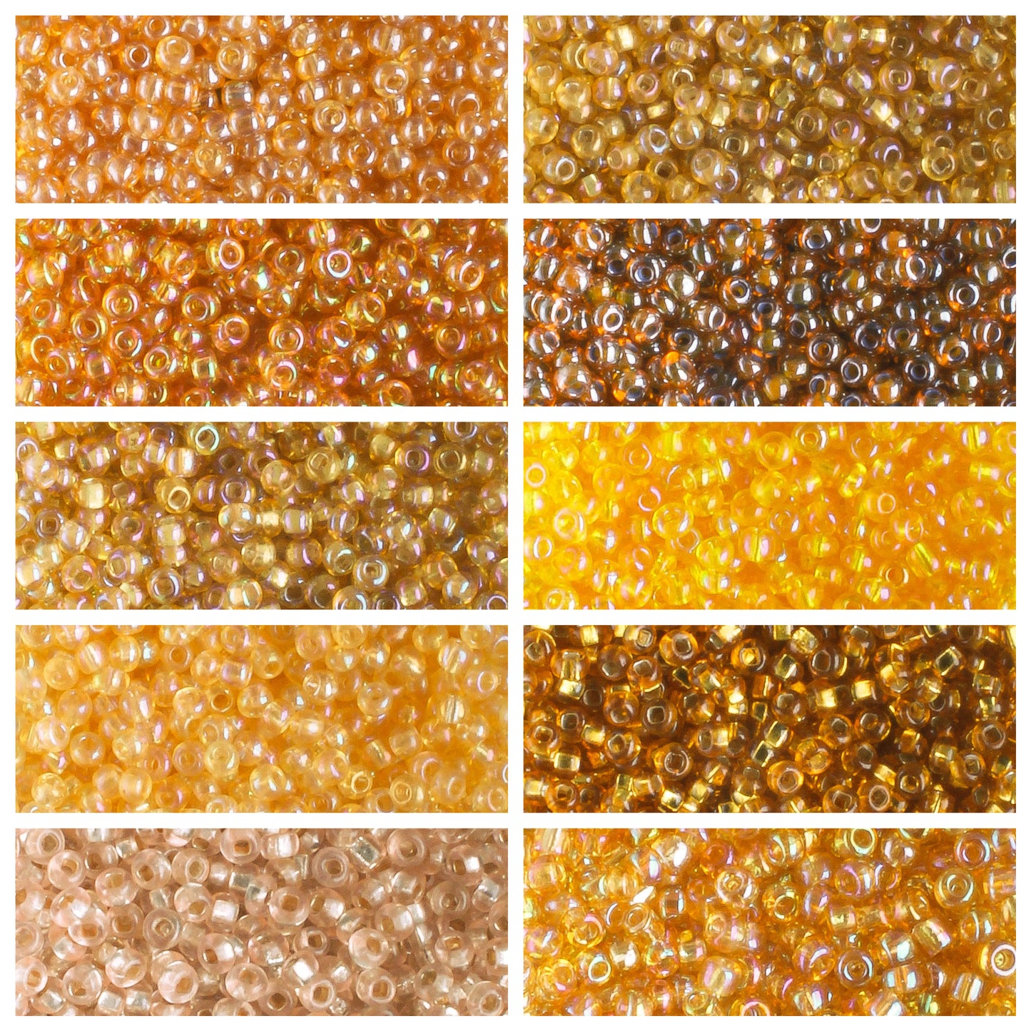 11/0 Czech Seed Bead Collection