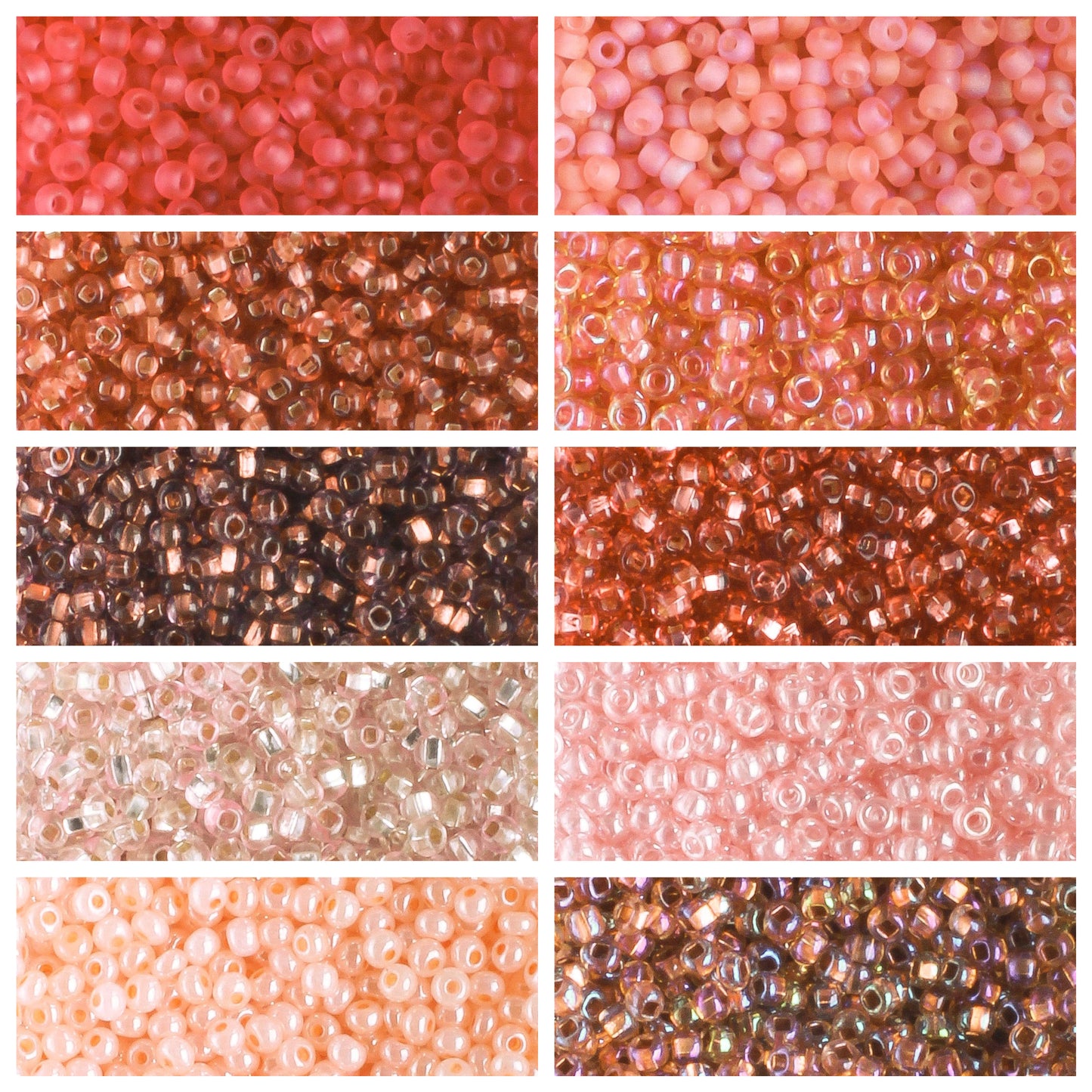 11/0 Czech Seed Bead Collection