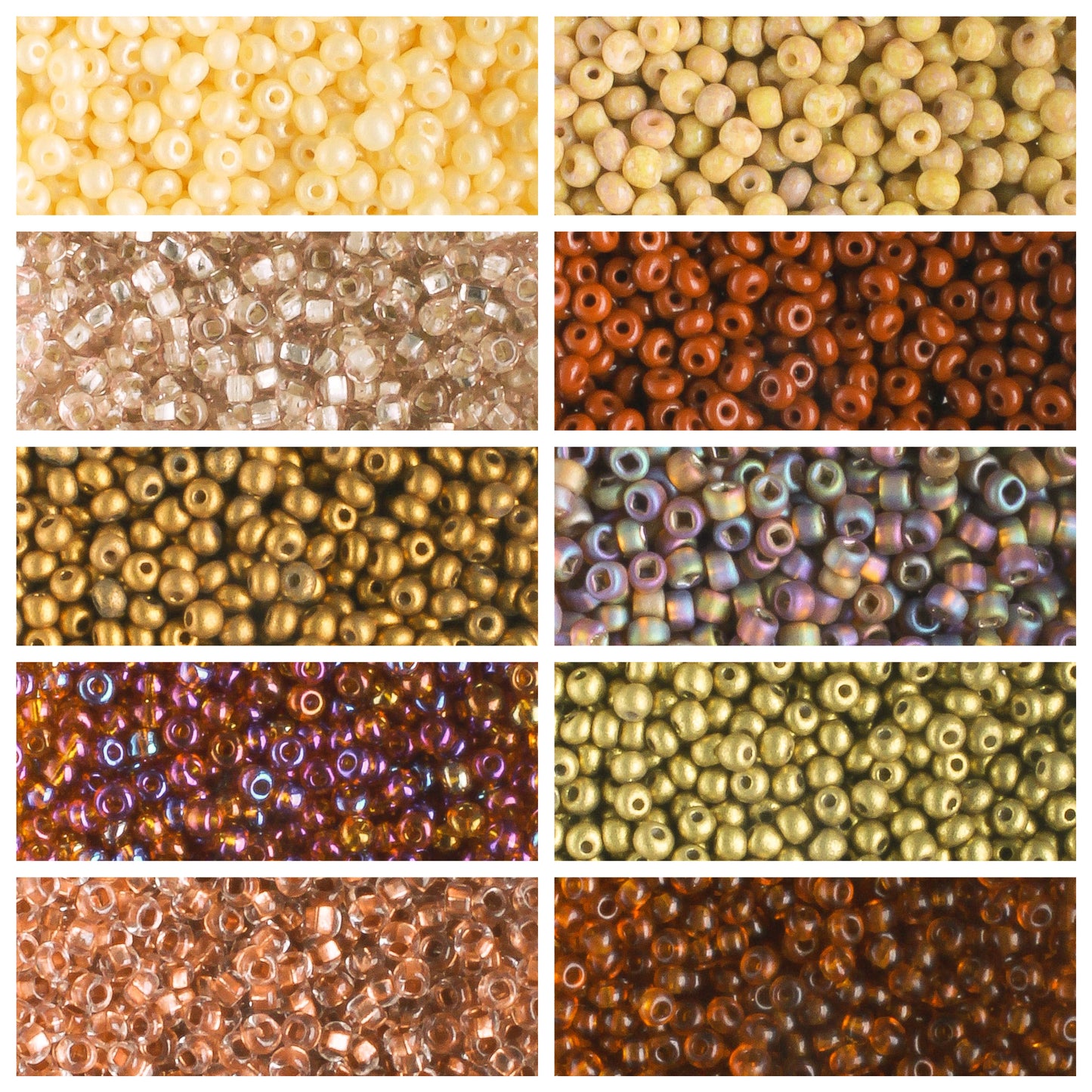 11/0 Czech Seed Bead Collection