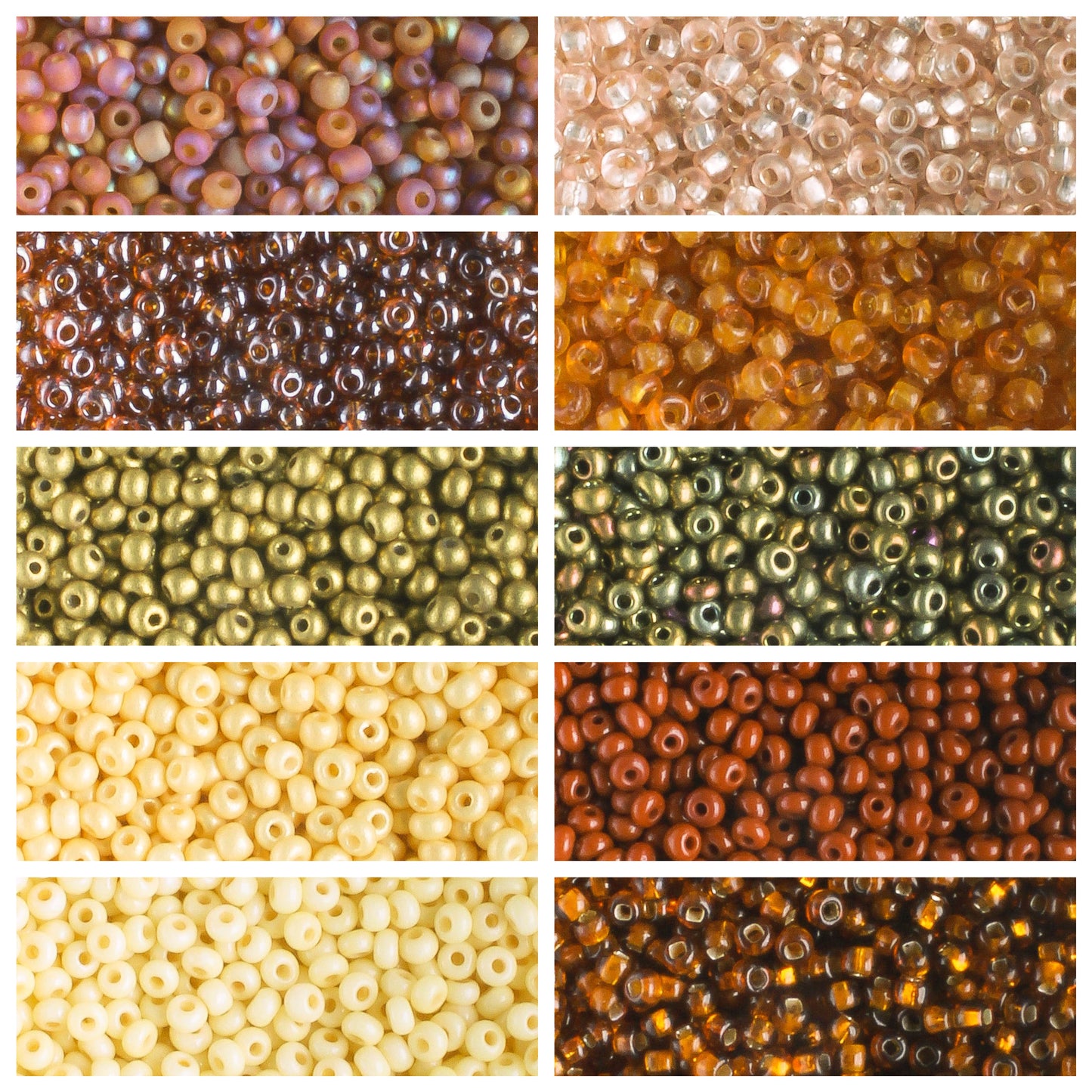 11/0 Czech Seed Bead Collection