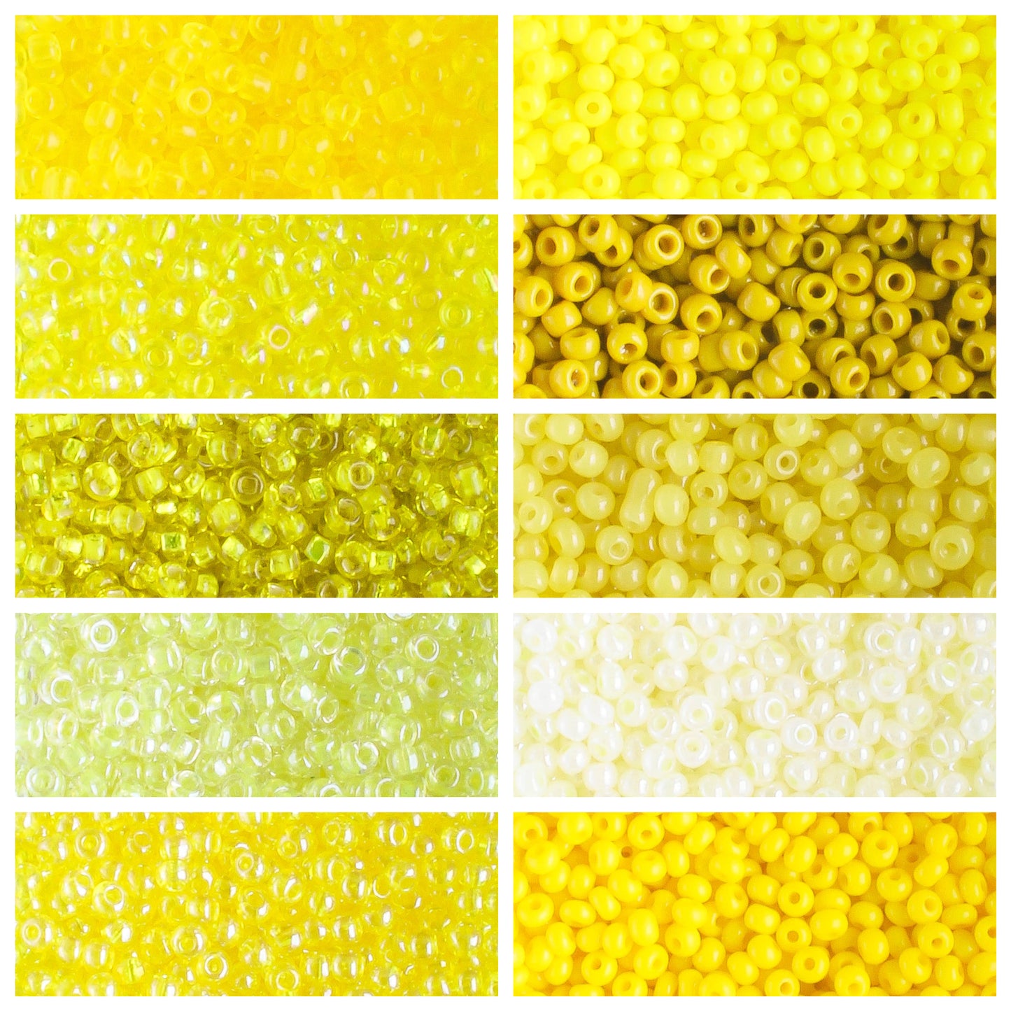 11/0 Czech Seed Bead Collection