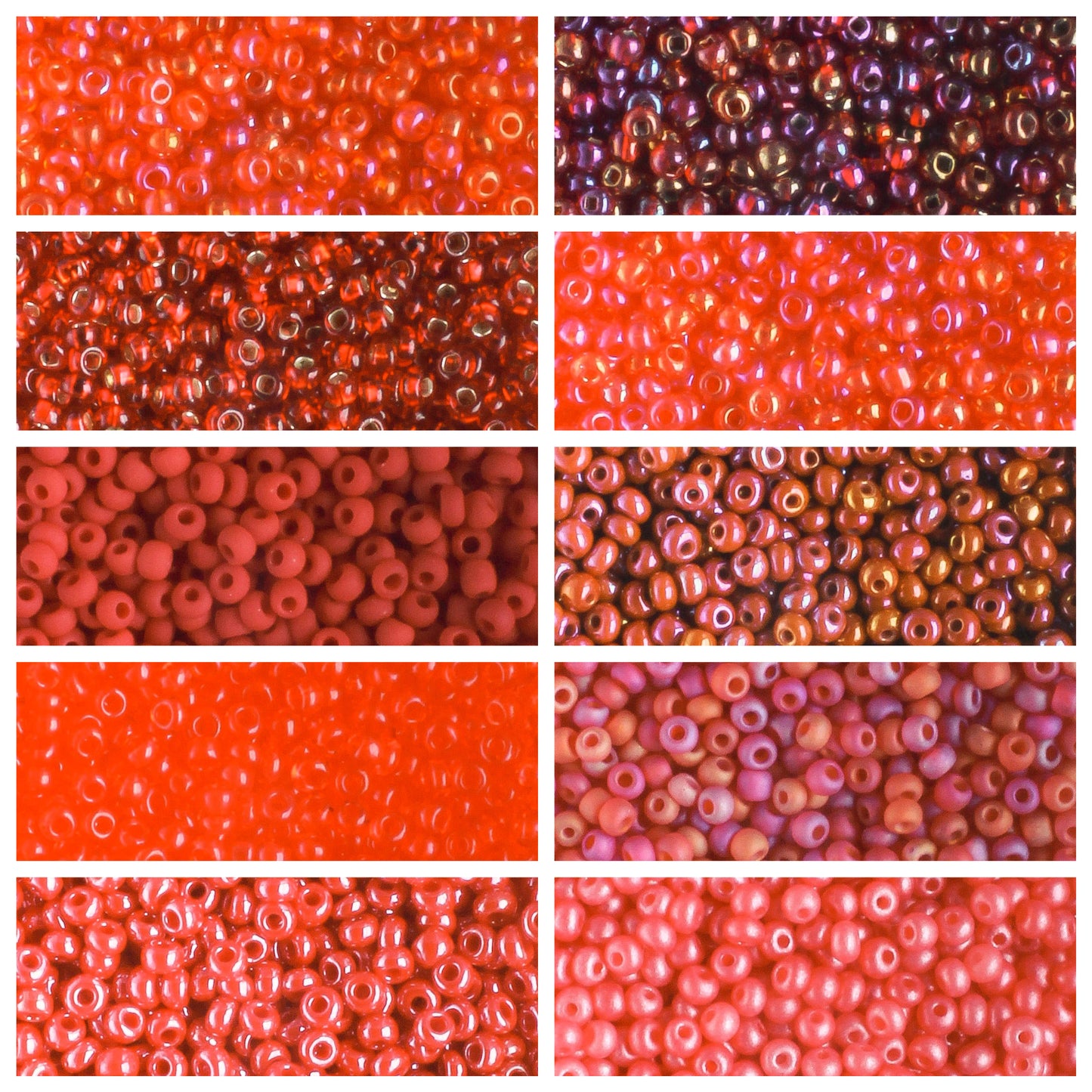 11/0 Czech Seed Bead Collection