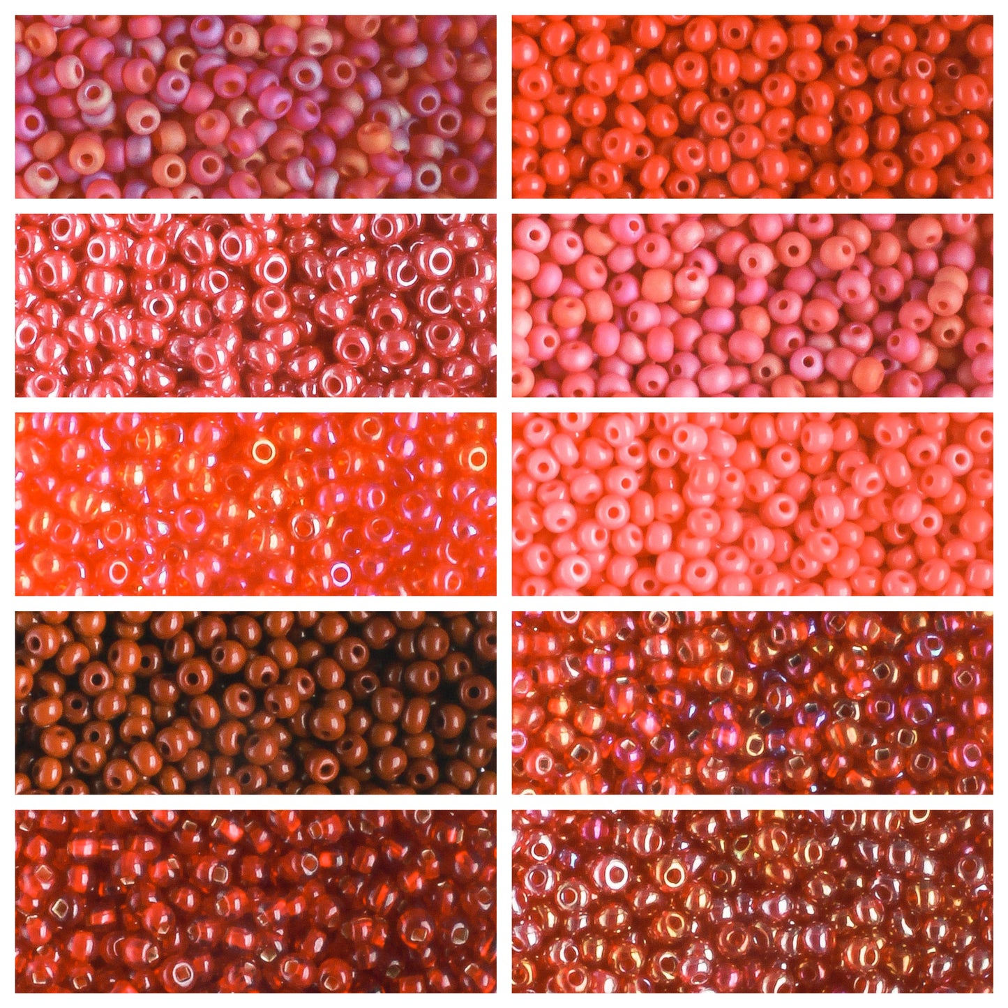 11/0 Czech Seed Bead Collection