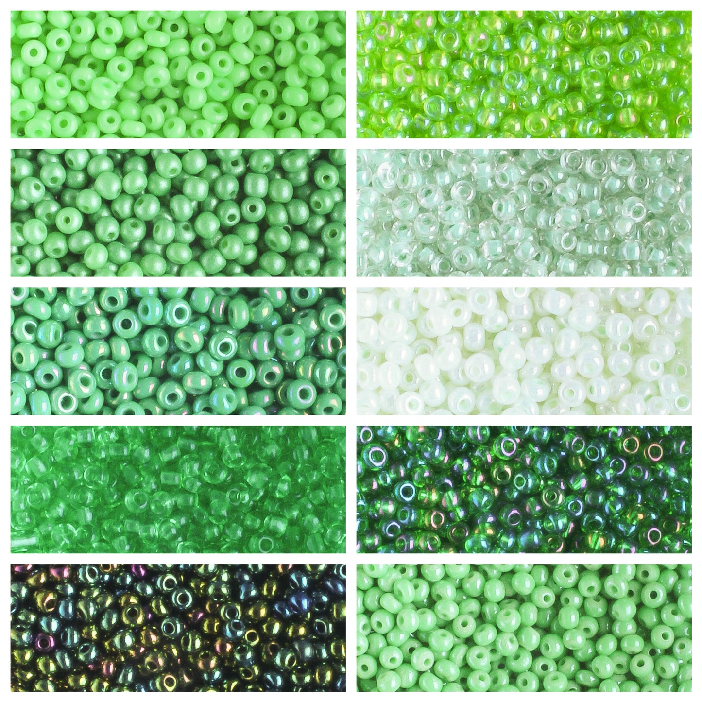 11/0 Czech Seed Bead Collection