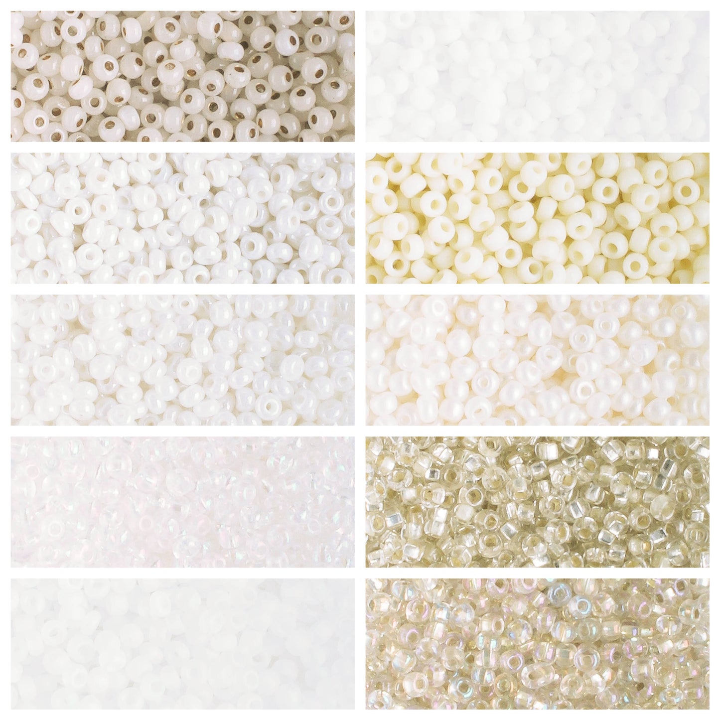 11/0 Czech Seed Bead Collection
