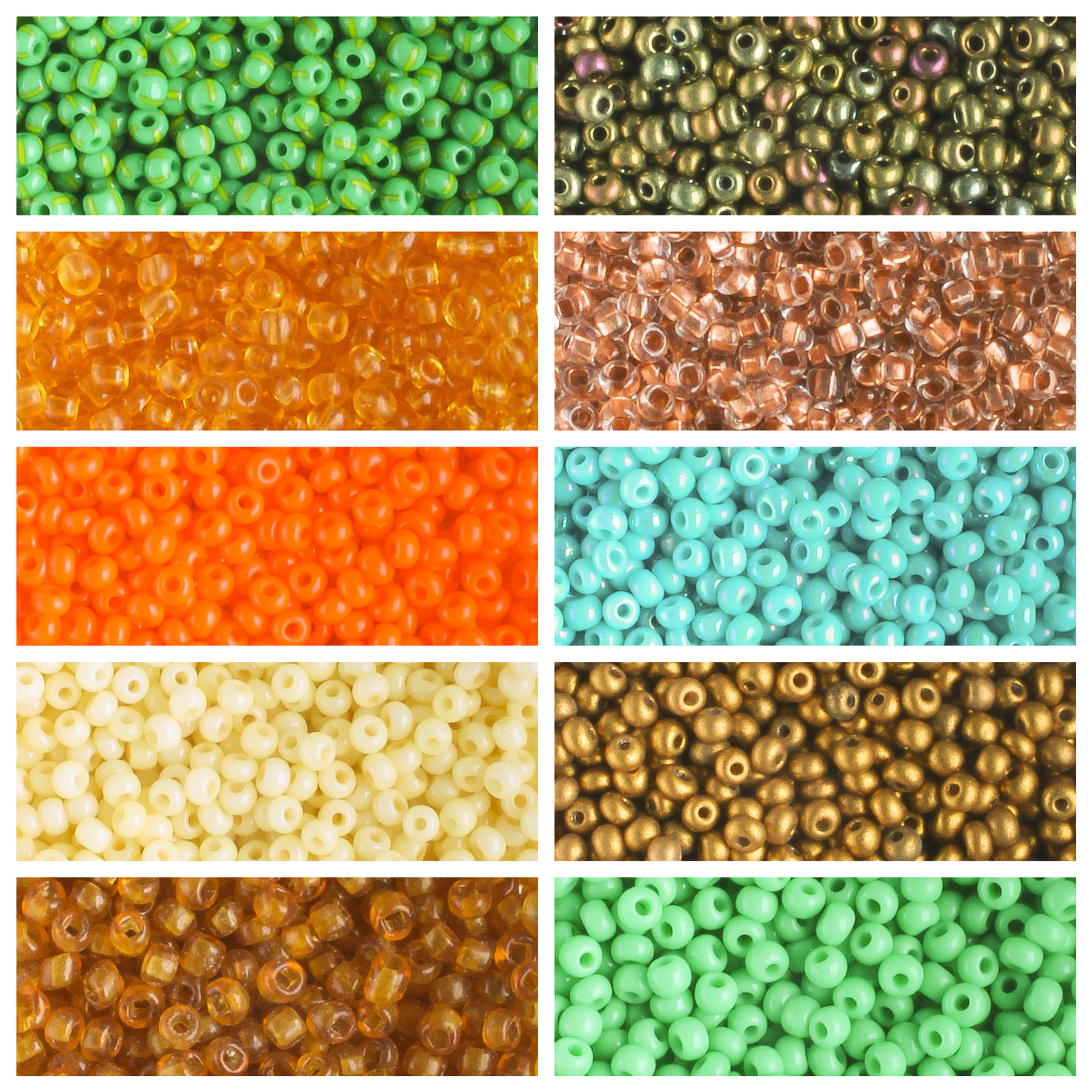 11/0 Czech Seed Bead Collection