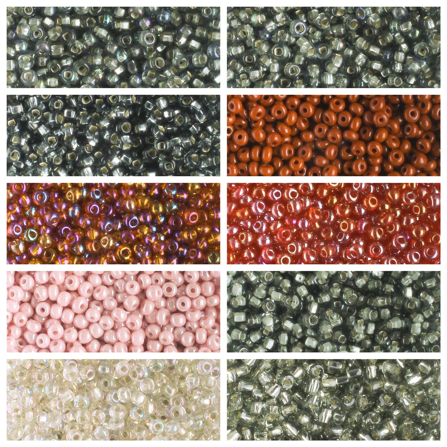 11/0 Czech Seed Bead Collection