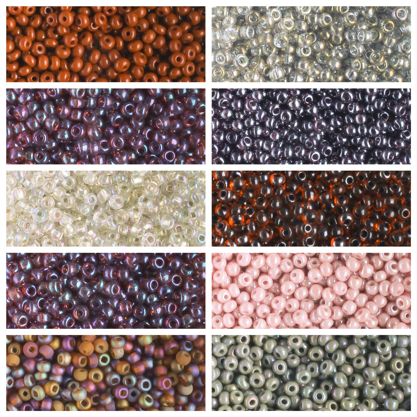 11/0 Czech Seed Bead Collection