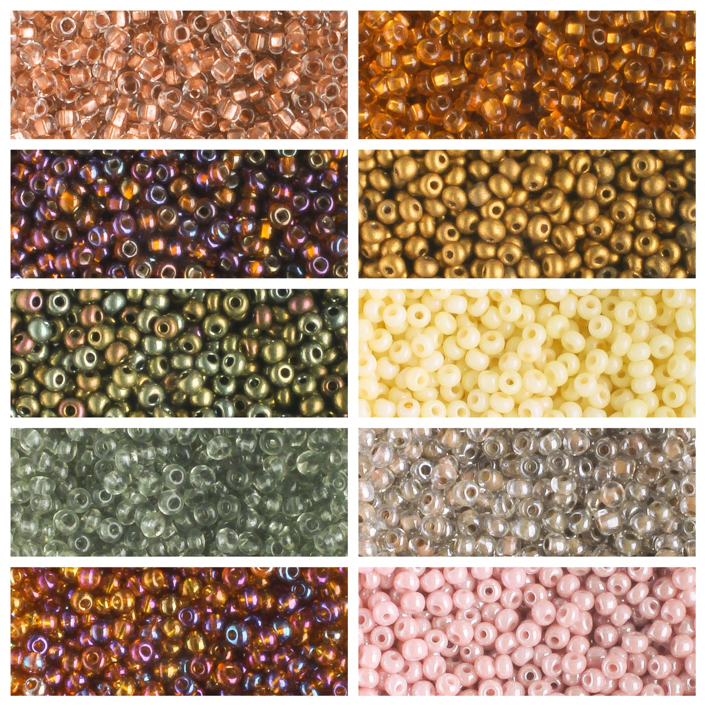 11/0 Czech Seed Bead Collection