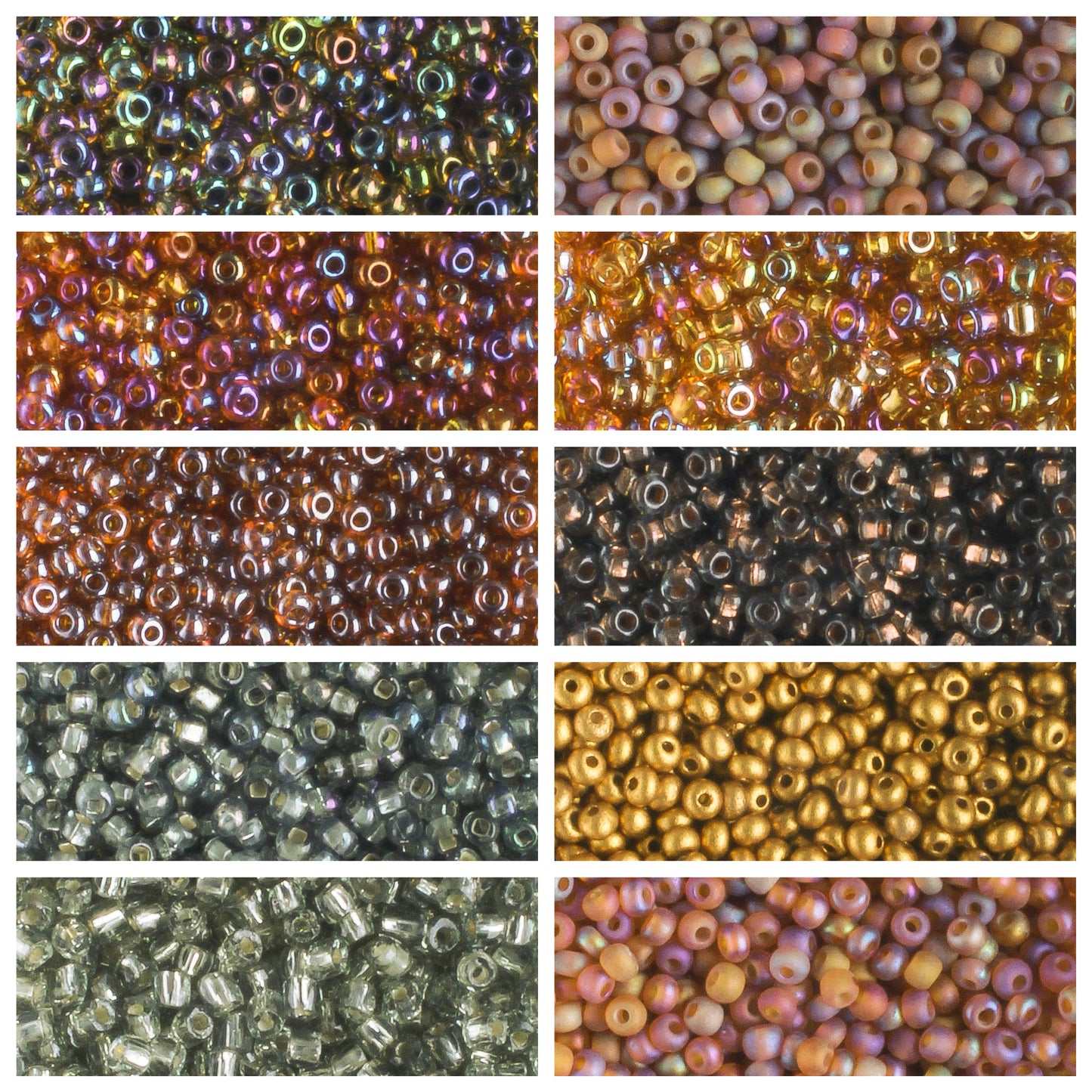 11/0 Czech Seed Bead Collection