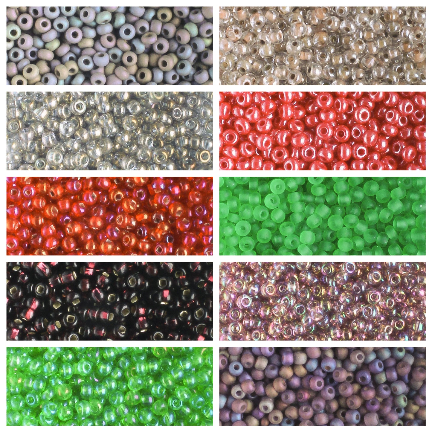 11/0 Czech Seed Bead Collection