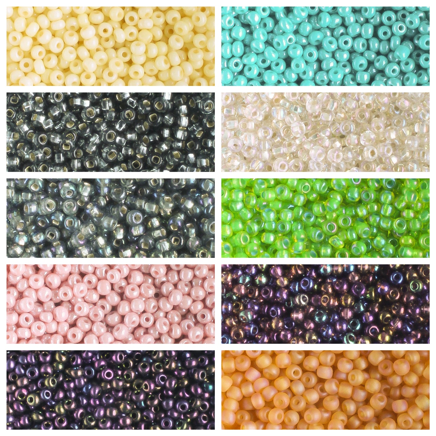 11/0 Czech Seed Bead Collection