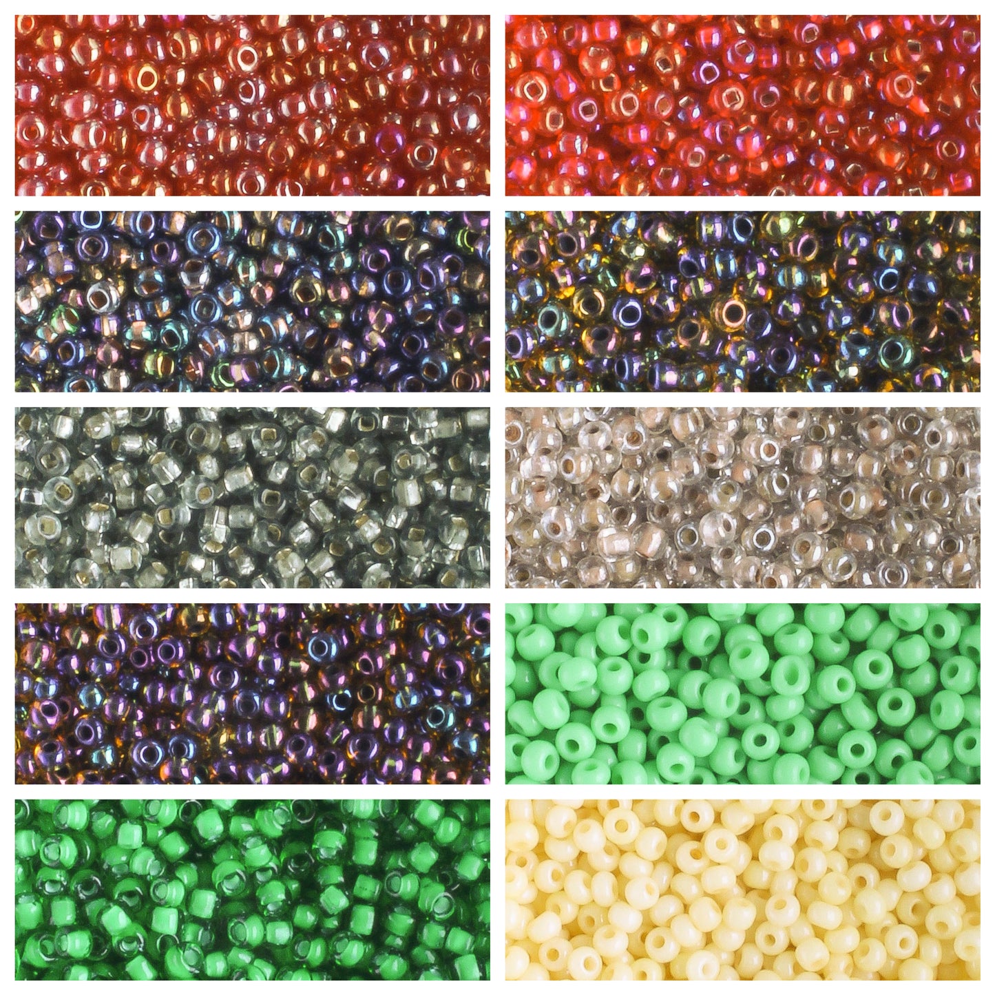 11/0 Czech Seed Bead Collection