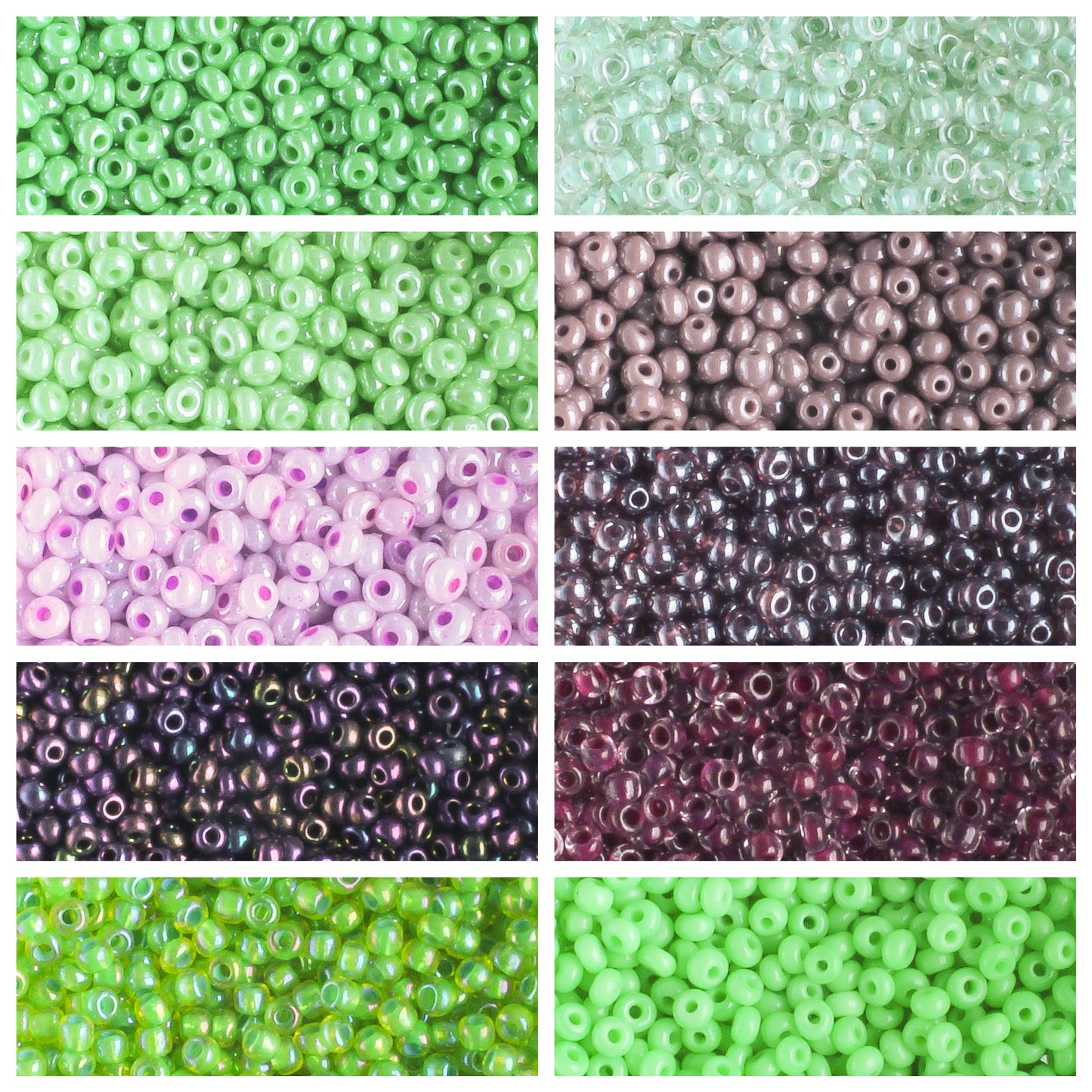 11/0 Czech Seed Bead Collection