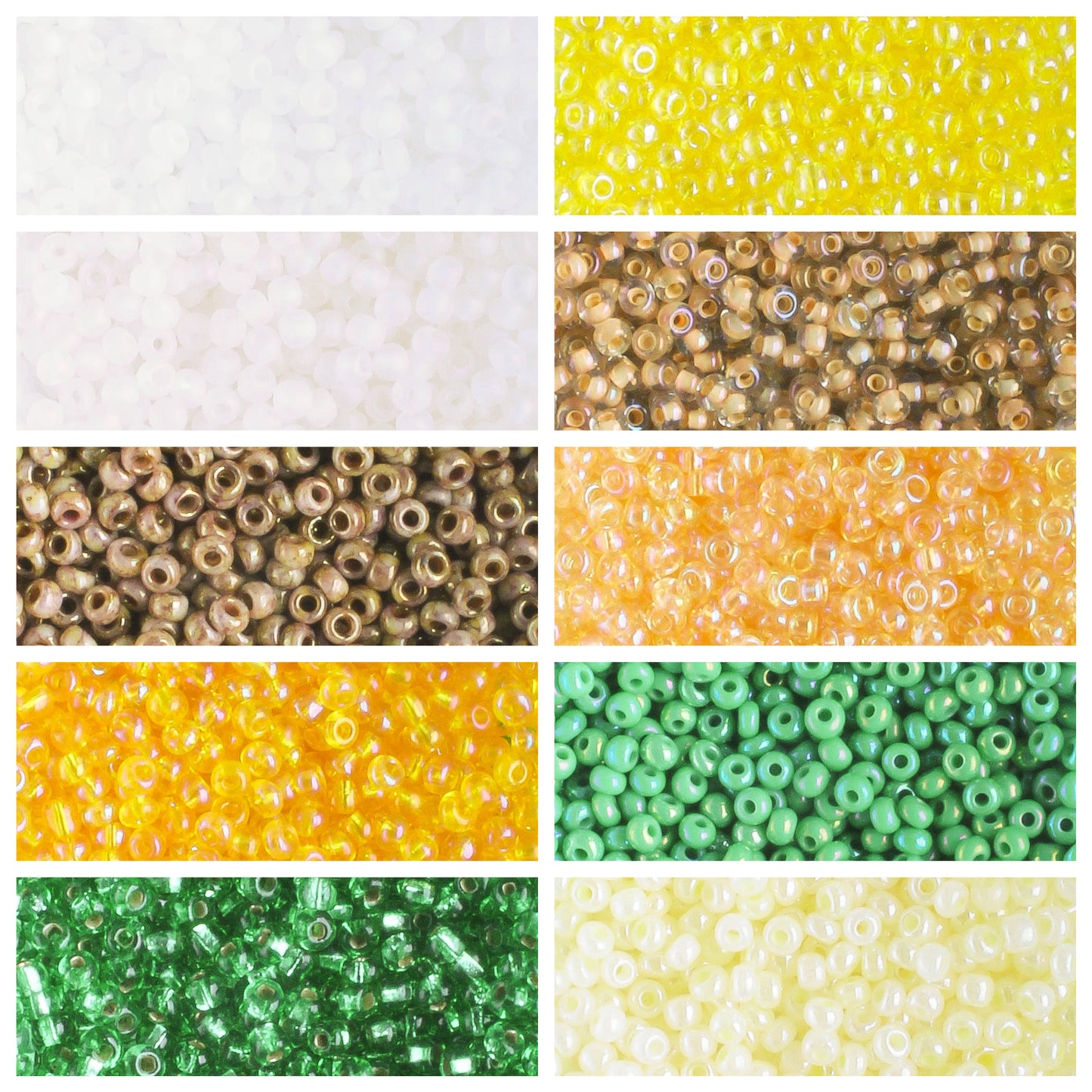 11/0 Czech Seed Bead Collection