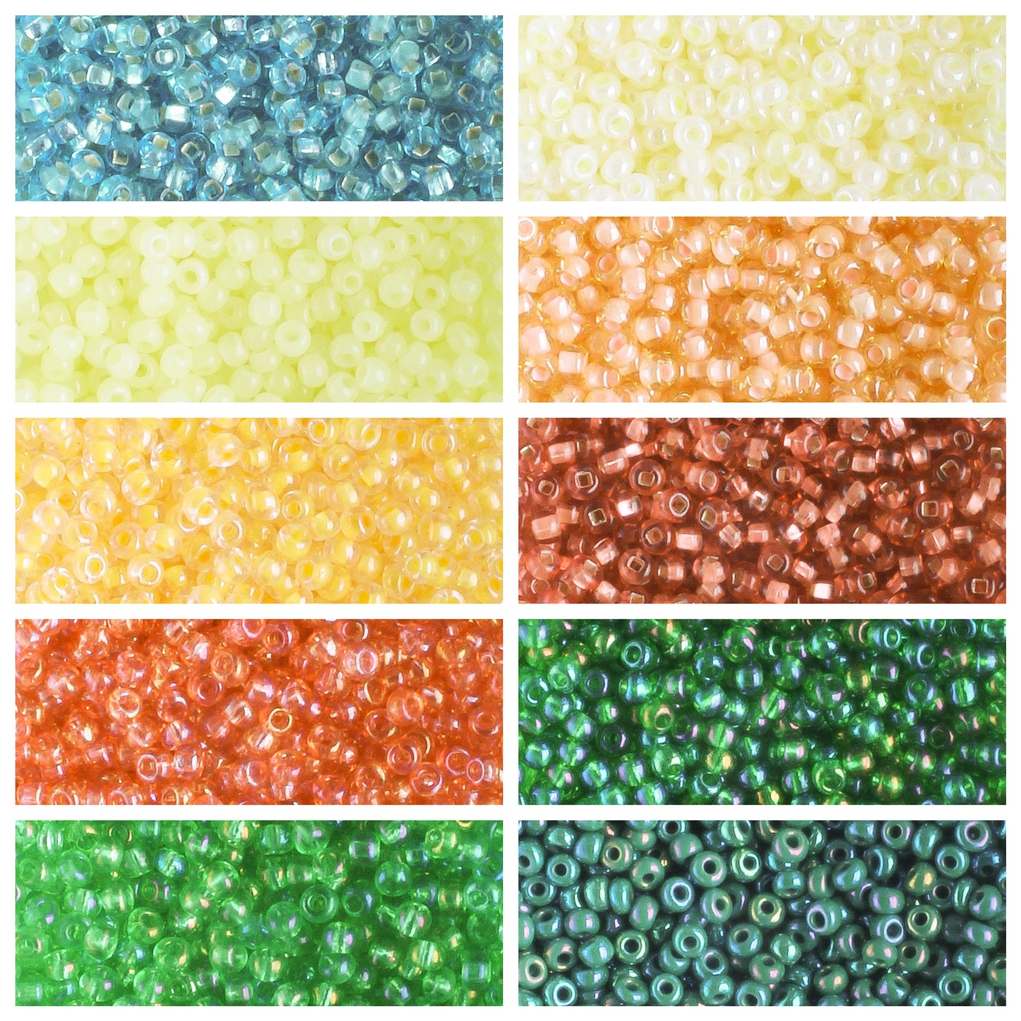 11/0 Czech Seed Bead Collection