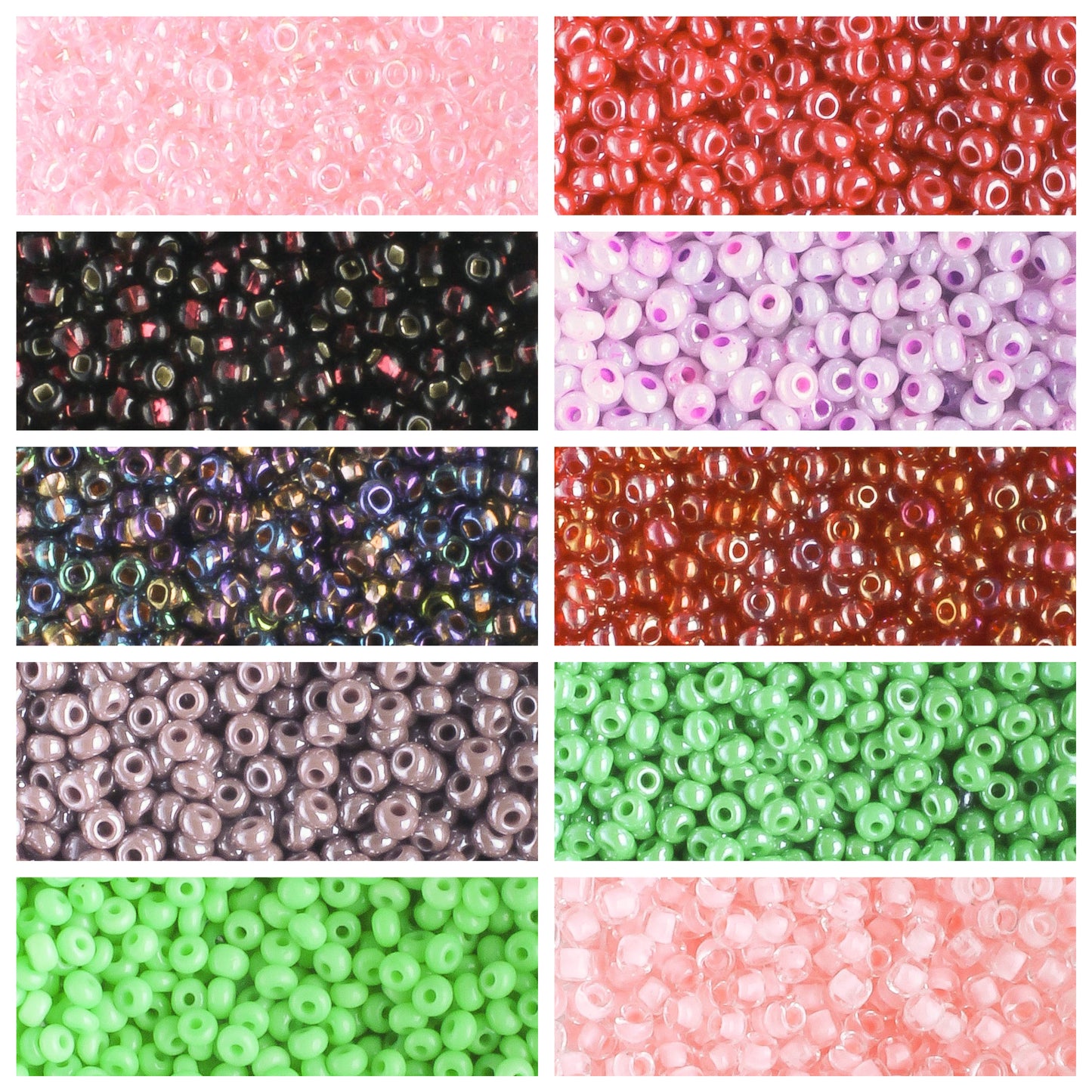 11/0 Czech Seed Bead Collection