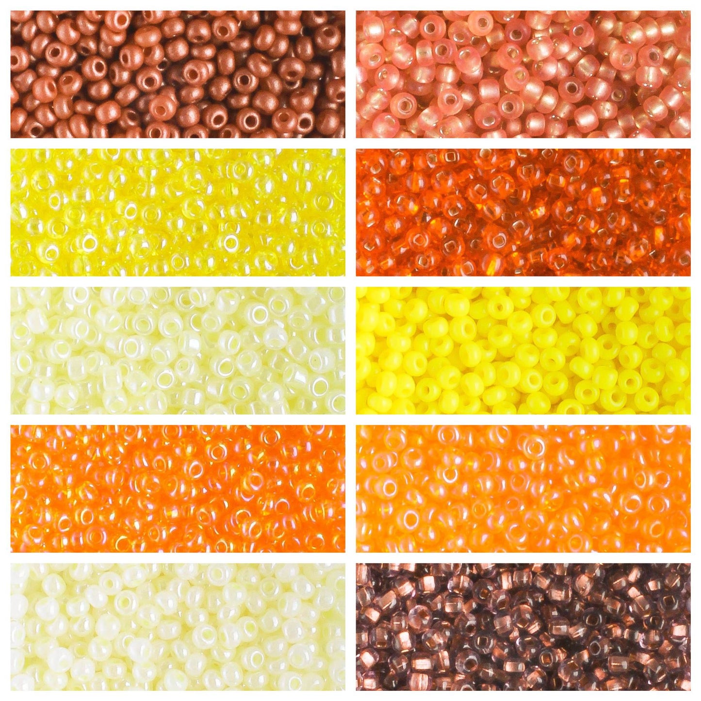 11/0 Czech Seed Bead Collection