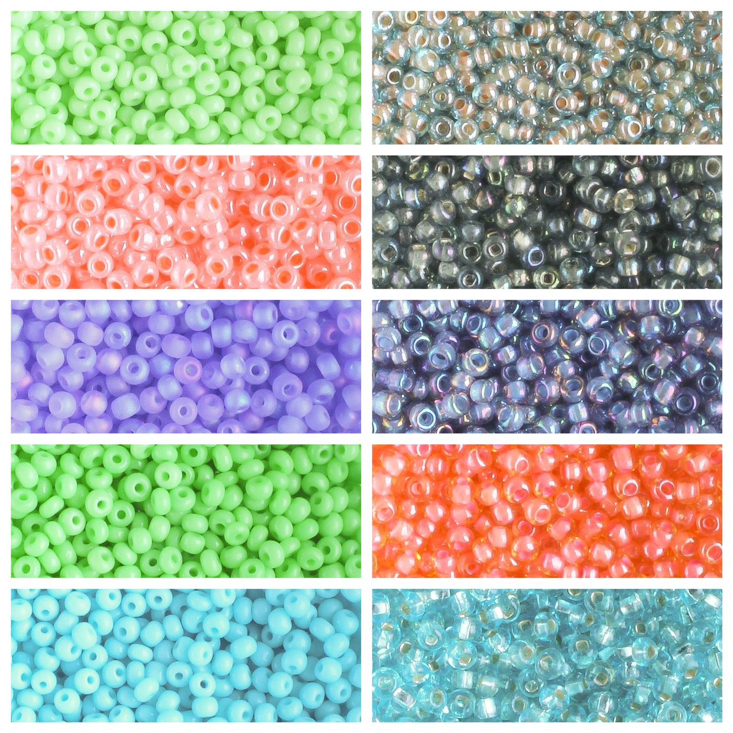 11/0 Czech Seed Bead Collection