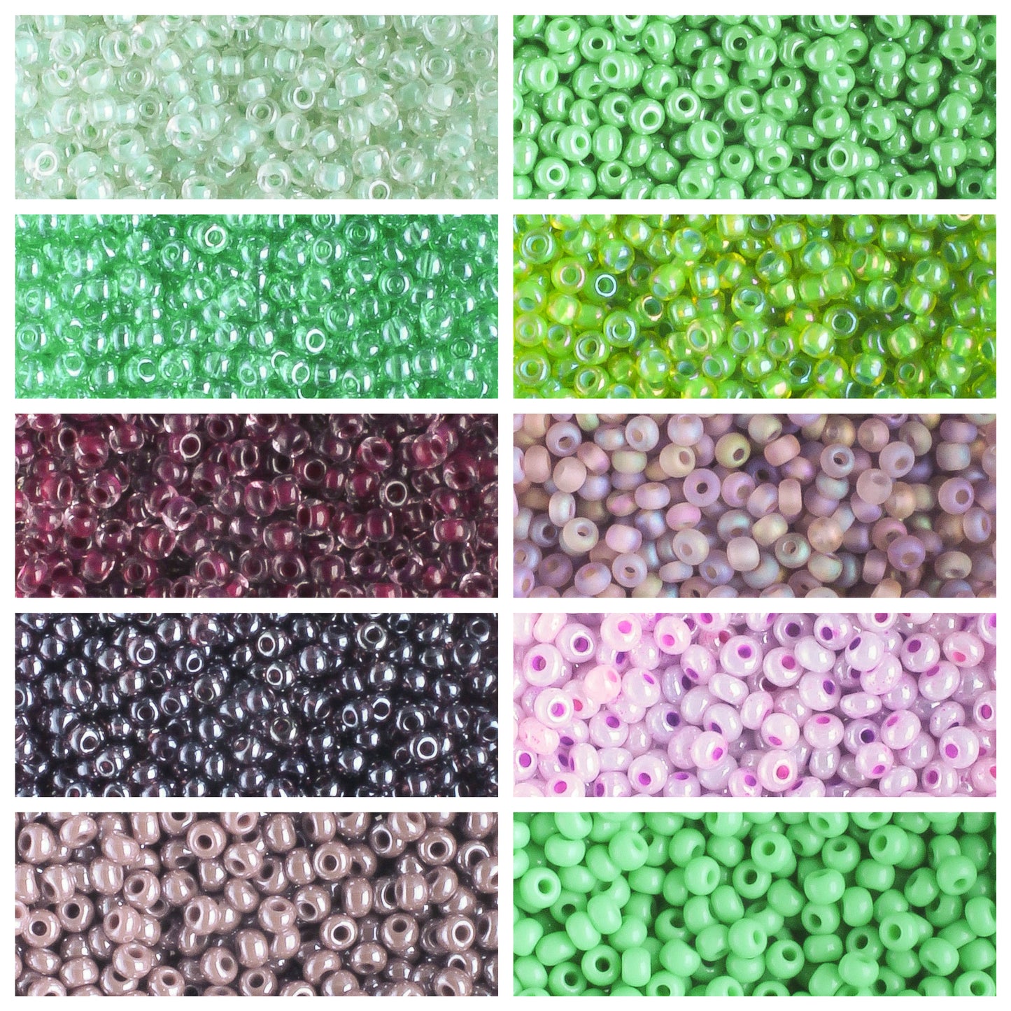 11/0 Czech Seed Bead Collection