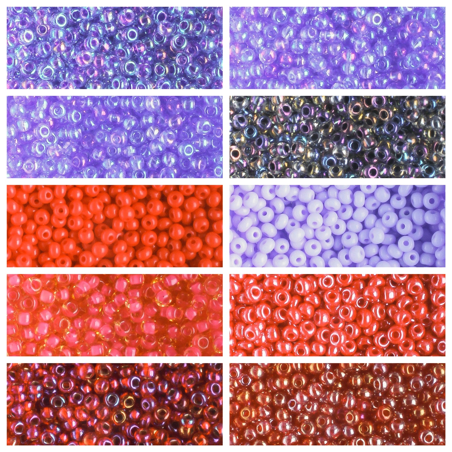 11/0 Czech Seed Bead Collection