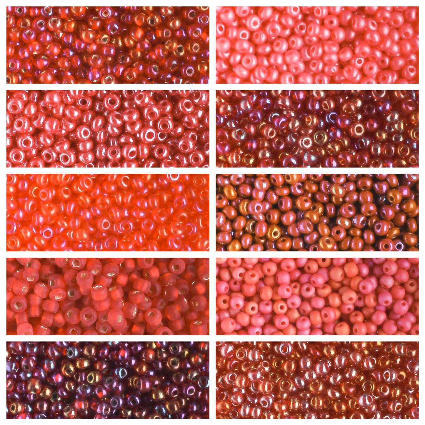 11/0 Czech Seed Bead Collection
