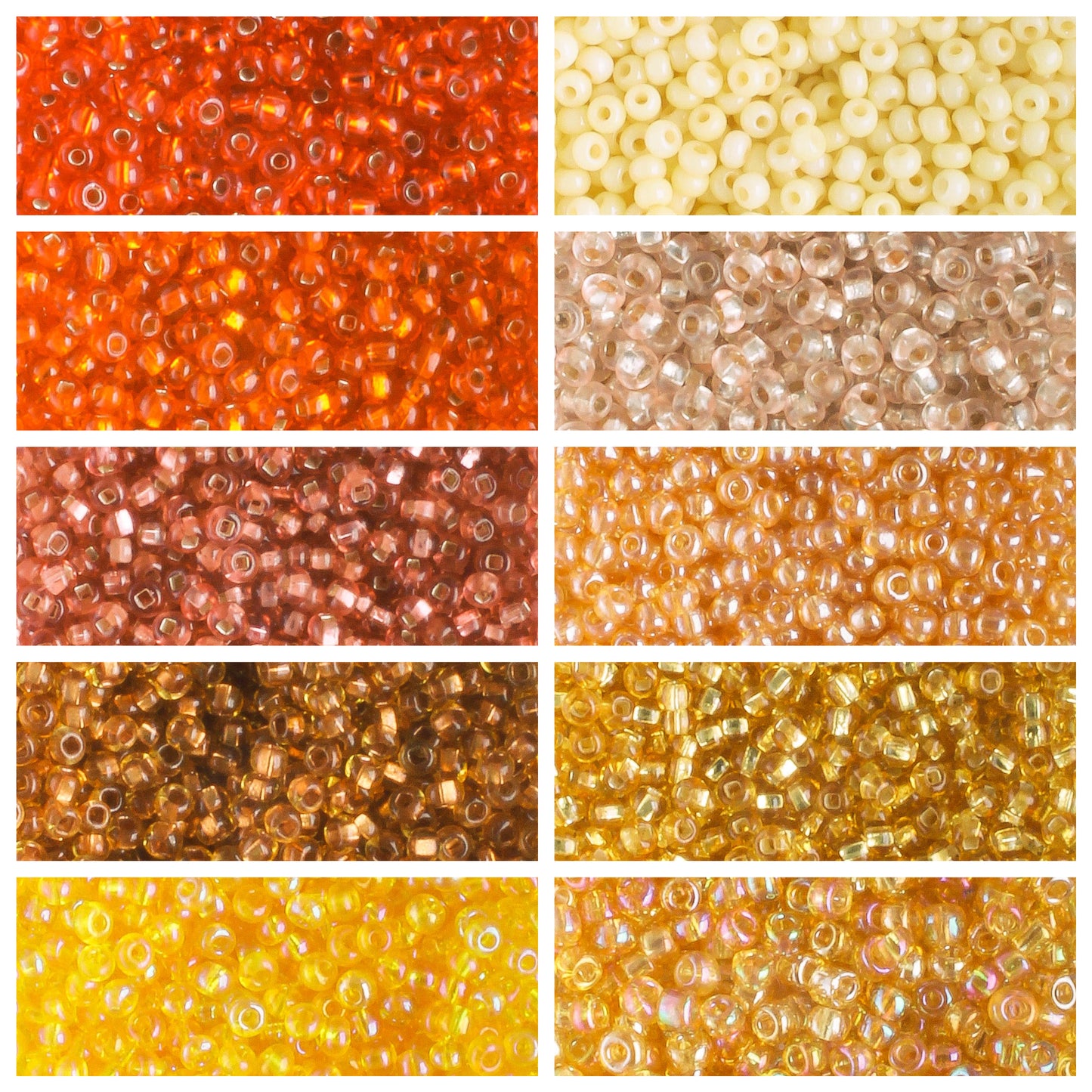 11/0 Czech Seed Bead Collection
