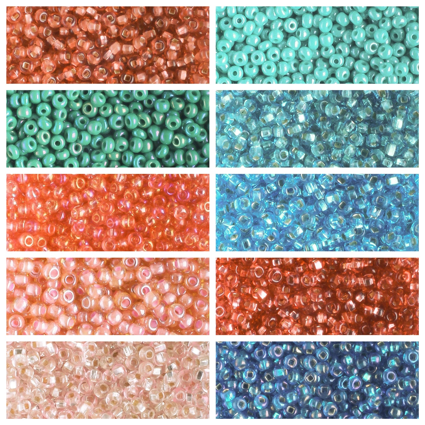 11/0 Czech Seed Bead Collection