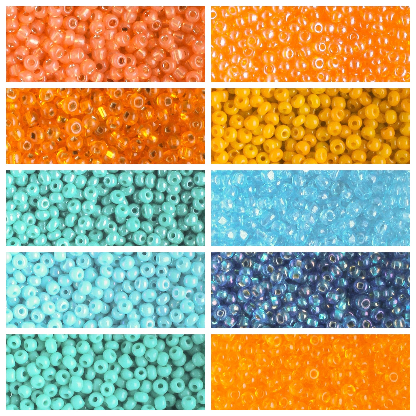 11/0 Czech Seed Bead Collection