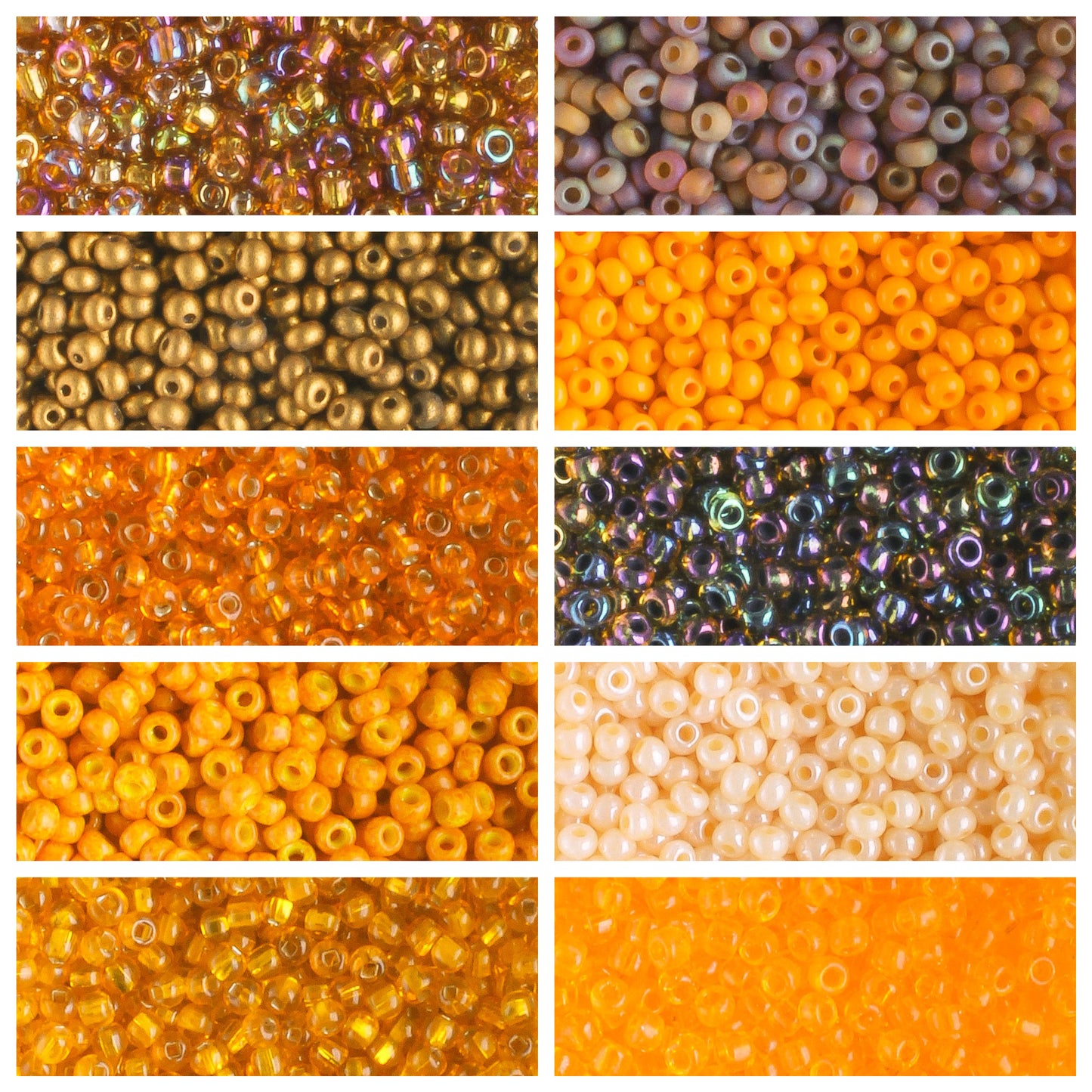 11/0 Czech Seed Bead Collection