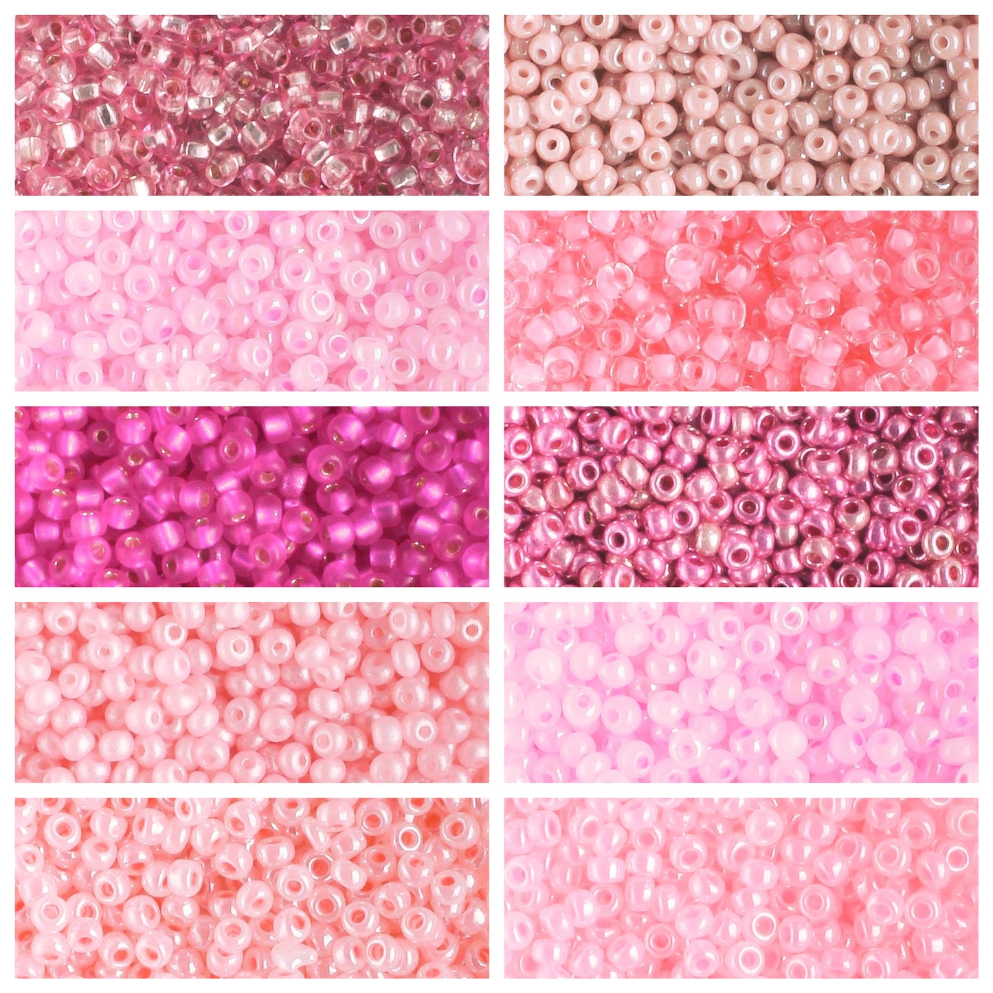 11/0 Czech Seed Bead Collection