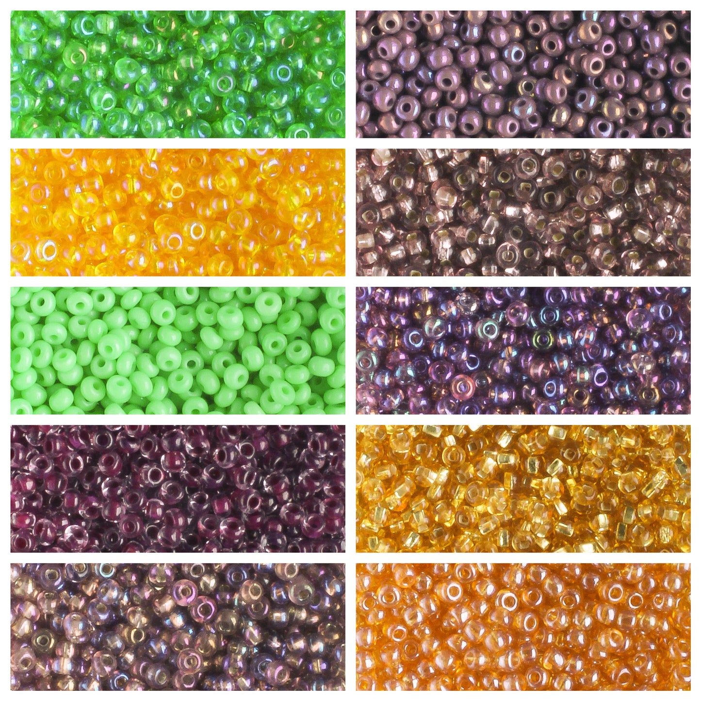 11/0 Czech Seed Bead Collection