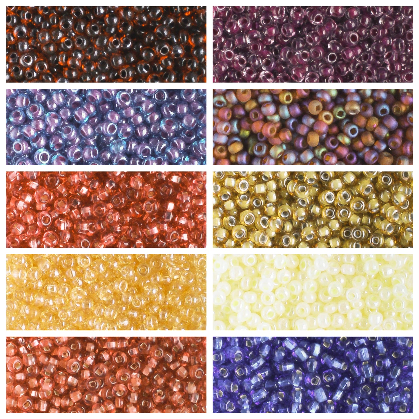 11/0 Czech Seed Bead Collection
